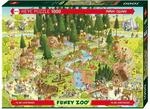 Heye Verlag HY29638 Puzzle Black Forest Habitat, Funky Zoo, Degano Puzzle, Green