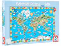 Schmidt Spiele 56118 Deine Bunte Erde, 200 Teile Kinderpuzzle