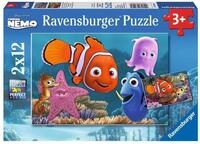 Ravensburger Puzzle Disney Nemo der kleine Ausrei&szlig;er - 2x12 Teile Puzzle