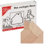 Bartl 102291 Mini-Holz-Puzzle Das zerlegte Haus aus 5 kleinen Holzteilen
