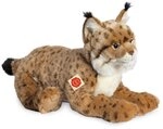 Teddy Hermann 90467 Luchs liegend 45 cm, Kuscheltier mit idealem Recyclinganteil