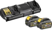 DeWalt DCB132T2-QW - 18/54V XR FLEXVOLT 6AH BATTERY X 2 AND DUAL CHARGER STARTER KIT