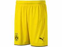 PUMA Kinder Hose BVB Replica Shorts, Cyber Yellow-Black, 176