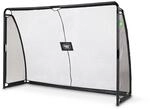 EXIT Toys Fu&szlig;balltor 300 x 200 cm mit Trainingsschirm &ndash; F&uuml;r Gartentraining und