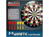 Bull's Kinder 68240 Bulls Magnetic Dartboard mit 6Pfeile, M
