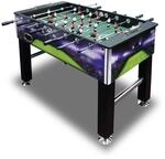 Carromco Kickertisch Arena-XT &ndash; Profi Kicker Tischfu&szlig;ball in blauem Design,