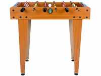 Spielwerk® Mini Tischkicker Höhenverstellbare Füße 2 Bälle Chromstangen