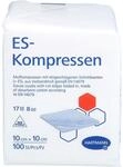 ES-KOMPRESSEN unsteril 10x10 cm 8fach 100 St