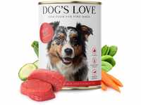 DOG'S LOVE Super Premium Nassfutter | Adult Rind | reichhaltiges und gesundes