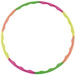 HUDORA Reifen Hula Hoop - 76391, gr&uuml;n,orange,gelb,pink, Einheitsgr&ouml;&szlig;e