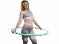 HOOPOMANIA Slim Hoop [0,72 kg] Hula Hoop mit Noppen – Massagehoop für...