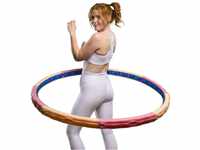 HOOPOMANIA Vital Hoop [2,6 kg] Hula Hoop Reifen mit Massagenoppen – Hullahoop