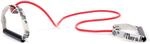 TheraBand Widerstandstrainer Bodytrainer Tubing mit festen Griffen Rot | Mittel,