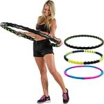 MOVIT Hula Hoop Reifen f&uuml;r Erwachsene und Kinder, Massagenoppen und Magnete, 3