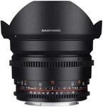 SAMYANG 7544 16/2,2 Objektiv Video DSLR II Canon EF manueller Fokus Videoobjektiv 0,8