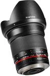 Samyang MF 16mm F2.0 APS-C f&uuml;r Sony E - professionelles Weitwinkel-Objektiv, 80&deg;