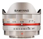 Samyang 7,5/3,5 Objektiv Fisheye APS-C MFT manueller Fokus Fotoobjektiv,
