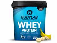 Bodylab24 Whey Protein Pulver, Banane, 2kg