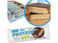 Maxsport Nutrition 30-33% Protein Wafer Protein Kekse, Glutenfrei Proteinriegel,