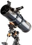 Celestron AstroMaster 130 EQ 130/650 Newton-Spiegelteleskop mit Nachf&uuml;hrmotor und