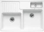 VILLEROY & BOCH Sp&uuml;lstein Sp&uuml;le 89,5 x 63 x 22 cm alpinwei&szlig; 2 Becken 1 St&uuml;ck
