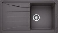 BLANCO SONA 5 S | Granitsp&uuml;le aus SILGRANIT felsgrau | Einbauart: Einbau von Oben 