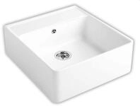 Villeroy & Boch Sp&uuml;lstein Einzelbecken Snow White - 6320 61 KG Keramiksp&uuml;le