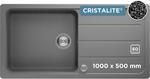 SCHOCK Granitsp&uuml;le Formhaus D-100L Croma I Einbausp&uuml;le f&uuml;r 60 cm Unterschrank I