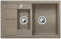 BLANCO METRA 6 S Compact | Granitsp&uuml;le aus SILGRANIT tartufo | Einbauart: Einbau von