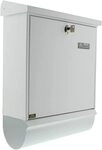 Burg W&auml;chter 32670 Comfort-Set 91300 W Briefkasten Stahlblech Wei&szlig;