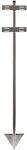 Rottner Inox Briefkastens&auml;nder Edelstahl HxBxT 1705x240x54 mm f&uuml;r alle Rottner