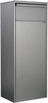 Allux 800 Paketbriefkasten F54809 - Galvanisierter Stahl XL Paketbox, r&uuml;ckseitige