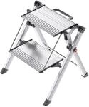 Hailo Alu-Klapptritt - Plattformh&ouml;he 440 mm - 2 Stufen -