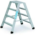 Zarges klappbares Arbeitspodest Seventec BP (2 x 4 Stufen, versteifte...