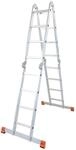 Krause 120694 Multimatic Sprossen-Gelenk-Universalleiter 4x4 Sprossen