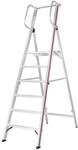 HYMER Plattformleiter mit Handlauf, 6 Stufen, 808006