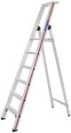 HYMER Stufenstehleiter mit Plattform SC80, einseitig begehbar, 6 Stufen, 802606