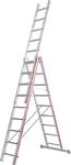HYMER 404516 Mehrzweckleiter , 2-teilig , 2x8 Sprossen | Profi-Ausf&uuml;hrung, 3 x...