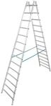 Krause 124951 Sprossen-Doppelleiter 2x14 Sprossen