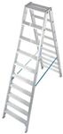 Krause 124777 Stufen Doppelleiter, Stufenzahl 2x10