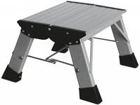 Krause 130327 Monto Klapptritt Treppy Alu, Silber, 5 Stufen