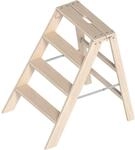 Layher | Holzstufentritt| Tragf&auml;higkeit 150 kg| 4 Stufen.