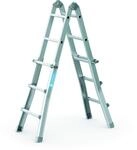 LM-Teleskop-Leiter 4 x 3 Sprossen Z600