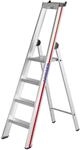 HYMER Stufenstehleiter mit Plattform SC60, einseitig begehbar, 4 Stufen, 602604