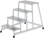 Aluminium-Arbeitspodest, starr, 4 Stufen Arbeitsh&ouml;he bis ca. 2,80 m