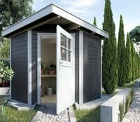 weka Gartenhaus 229 Gr.1, anthrazit, 21 mm