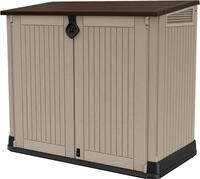 Keter 17197253 Store It Out Midi Gartenlager aus Kunststoff, Schuppen, Beige und