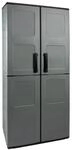 DEMA Kunststoffschrank 68x37x163 cm mit 3 B&ouml;den