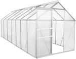 Zelsius Aluminium Gew&auml;chshaus 430 x 190 cm | 6 mm Hohlkammerplatten,...