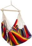 AMANKA XXL H&auml;ngesessel Regenbogen 185x130 cm belastbar bis 150kg - H&auml;ngeschaukel